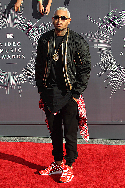 2014 MTV Video Music Awards at The Forum - Arrivals Featuring: Chris Brown Where: Inglewood, California, United States When: 24 Aug 2014 Credit: FayesVision/WENN.com