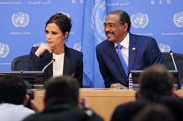 Victoria Beckham at the UN
