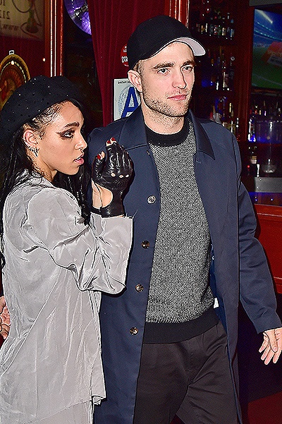 Robert Pattinson and FKA Twigs go to the afterparty for her concert in NYC