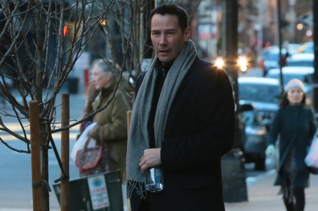 Keanu Reeves steps out in New York