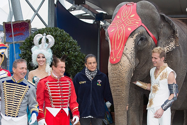 Princess Stephanie Of Monaco Gives Press Conference To Launch the 39th International Circus Festival