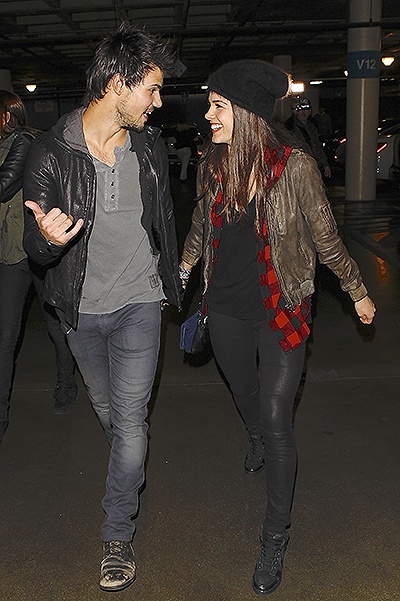 Taylor Lautner and Marie Avgeropoulos arriving for the Jay Z concert at Staple Center Featuring: Taylor Lautner, Marie Avgeropoulos Where: Los Angeles, California, United States When: 09 Dec 2013 Credit: WENN.com