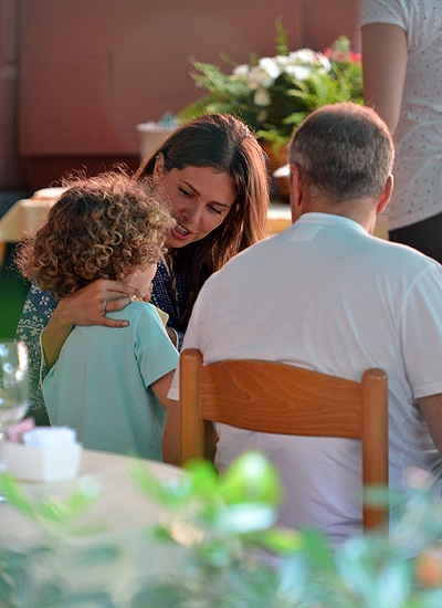 Roman Abramovich seen with his girlfriend Dasha Zhukova and children in Portofino