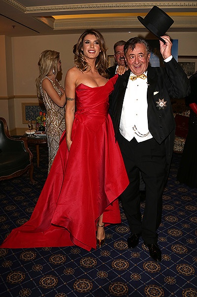 Elisabetta Canalis and Naomi Campbell attend the Vienna Operaball in Austria