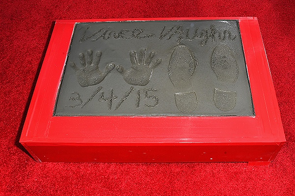 Vince Vaughn Immortalized With Hand And Footprint Ceremony