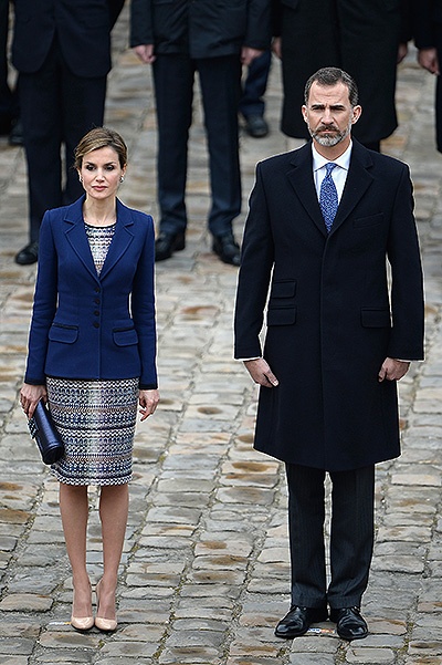 King Felipe Of Spain and Queen  Letizia Of Spain On Official Visit In France : Day 1