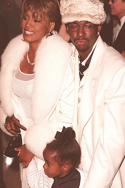 Whitney Houston Husband Bobby Brown And Daughter