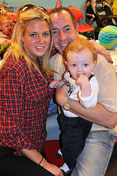EXCLUSIVE: Lindsay Lohan's half-brother Landon celebrates his first birthday with parents Michael Lohan and Kate Major