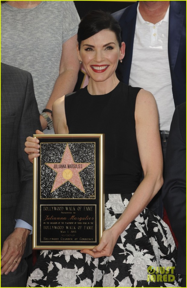 Julianna Margulies honored with a star on the Hollywood Walk of Fame