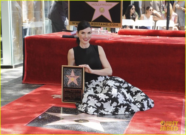 Julianna Margulies honored with a star on the Hollywood Walk of Fame
