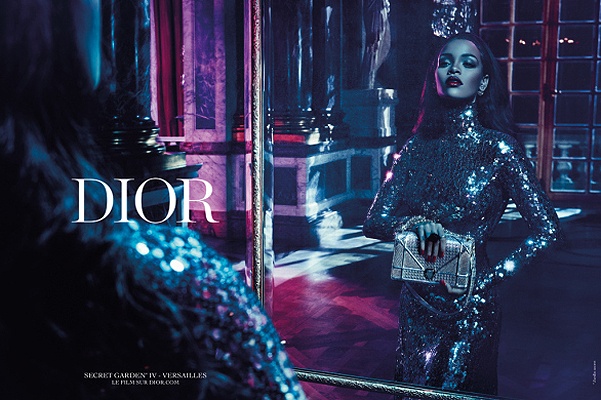 Rihanna's Secret Garden IV campaign for Dior, shot by Steven Klein.