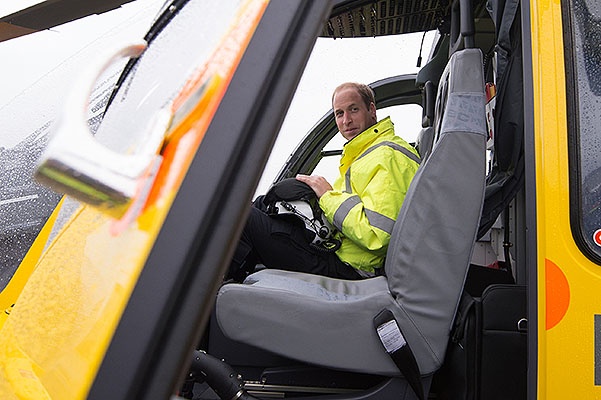 Duke of Cambridge Begins First Shift As Air Ambulance Pilot