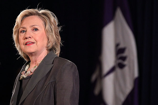 Presidential Candidate Hillary Clinton Gives Economic Address In New York
