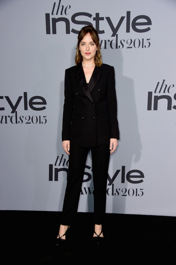 LOS ANGELES, CA - OCTOBER 26: Actress Dakota Johnson attends the InStyle Awards at Getty Center on October 26, 2015 in Los Angeles, California.  (Photo by Frazer Harrison/Getty Images) 