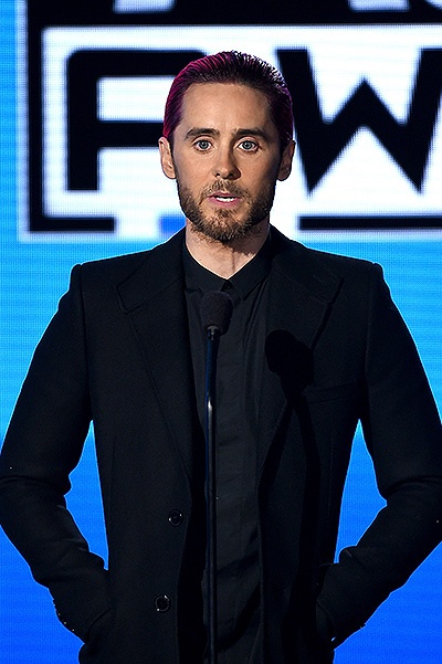 LOS ANGELES, CA - NOVEMBER 22:  Actor/musician Jared Leto speaks onstage during the 2015 American Music Awards at Microsoft Theater on November 22, 2015 in Los Angeles, California.  (Photo by Kevin Winter/Getty Images) 
