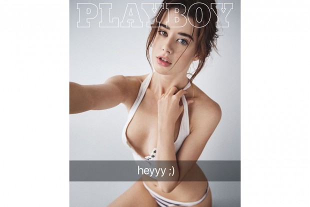 Playboy показал первую обложку без обнаженной модели