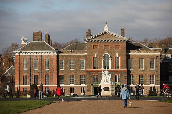 LONDON, ENGLAND - MARCH 20:  An exterior view of Kensington Palace featuring the refurbished statue of Queen Victoria, which was designed by her daughter Princess Louise, on March 20, 2012 in London, England. Kensington Palace is due to reopen to the public on March 26, 2012 following a 12 million GBP renovation project. The refurbishment has seen the renovation of the King and Queen's state apartments, a display of dresses worn by Diana, Princess of Wales and an exhibition charting the life of Queen Victoria.  (Photo by Oli Scarff/Getty Images) 