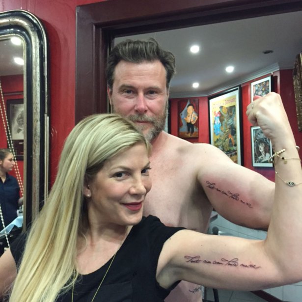 Tori Spelling and Dean McDermott Get Anniversary Tattoos