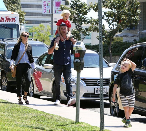 EXCLUSIVE: Naomi Watts and Liev Schreiber takes their kids to the theater in Westwood - Part 2