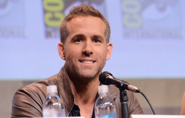 SAN DIEGO, CA - JULY 11:  Actor Ryan Reynolds of 'Deadpool' speaks onstage at the 20th Century FOX panel during Comic-Con International 2015 at the San Diego Convention Center on July 11, 2015 in San Diego, California.  (Photo by Albert L. Ortega/Getty Images) 