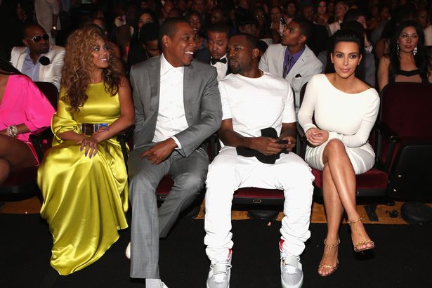 Beyonce-Jay-Z-Kanye-West-and-Kim-Kardashian
