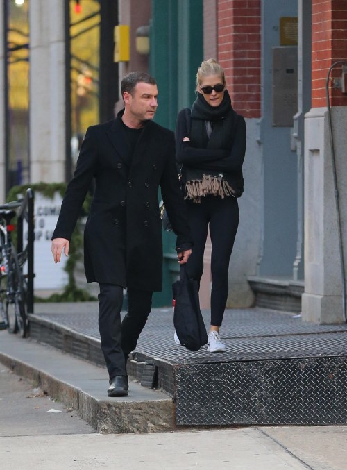 EXCLUSIVE: Liev Schreiber is Spotted Out With Taylor Neisen, Former Miss South Dakota in New York City.
