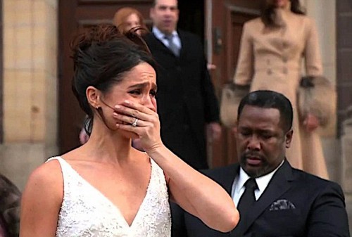 Meghan Markle wears wedding dress in an old episode of TV show "Suits"