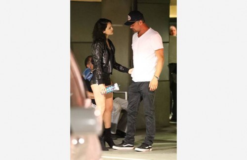 *EXCLUSIVE* Josh Duhamel and Eiza Gonzalez pack on the PDA during date night in Hollywood **WEB MUST CALL FOR PRICING**