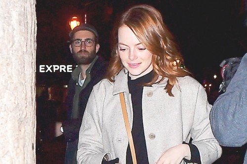 Emma Stone Heads To Dinner With Boyfriend Dave McCary After SNL Rehearsals In NYC