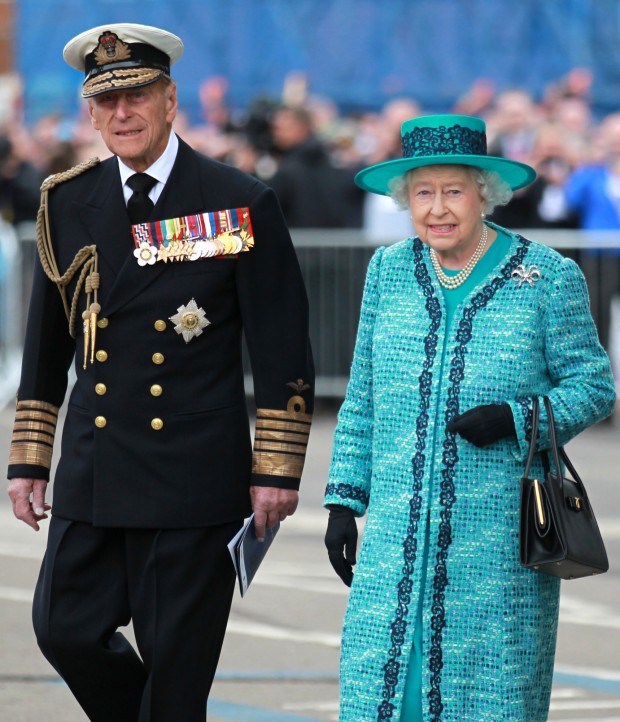 Queen Elizabeth II Names The New Aircraft Carrier HMS Queen Elizabeth