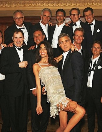 14 самых близких друзей Джорджа Клуни получили по 1 млн.долларов от актера за помощь в трудные времена