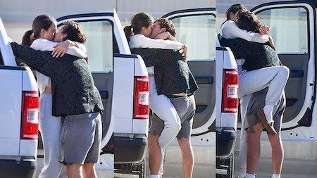 Шайа Лабаф и Маргарет Куэлли замечены целующимися в аэропорту