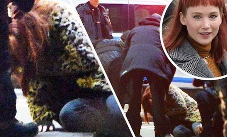 Дженнифер Лоуренс получила травму на съемочной площадке: актрису госпитализировали
