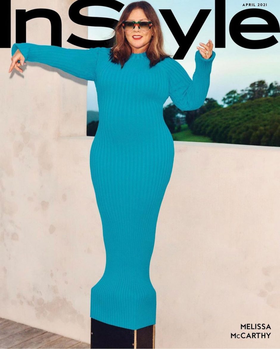 Мелисса Маккарти продемонстрировала результаты своего невероятного похудения на обложке журнала «InStyle»