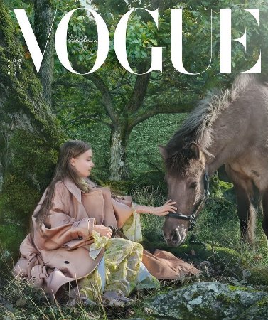 Грета Тунберг появилась на обложке всемирно известного глянца Vogue - 1