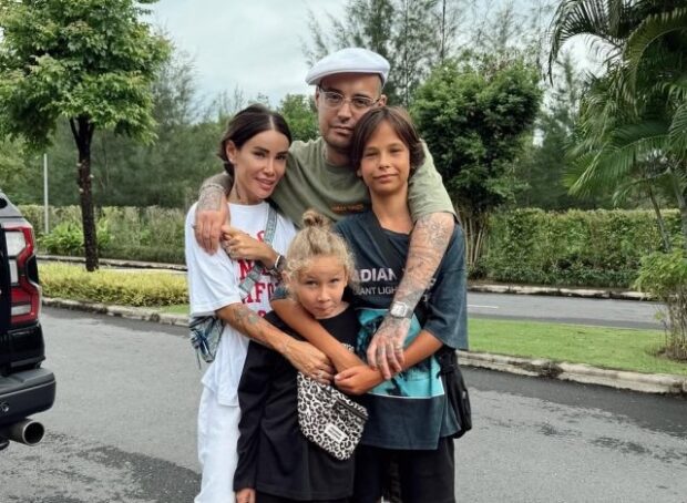 Рэпер Гуф поделился редким семейным фото с 15-летним сыном и бывшей женой Айзой - 1 Гуф, Guf, Айза