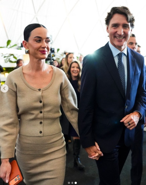 Кэти Перри и Джастин Трюдо вместе на форуме в Давосе