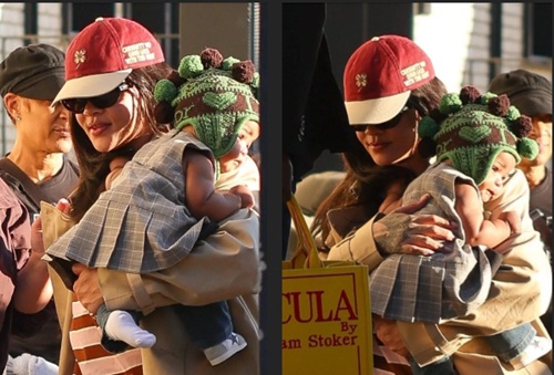 Певица Рианна впервые вышла в свет с 6-месячной дочерью в Париже - 1 Рианна