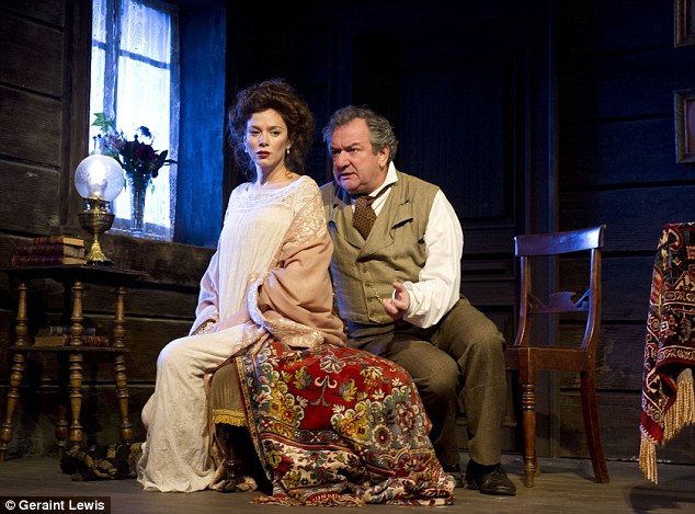 On her role, Anna said: 'I feel honoured that I'm speaking Chekhov's words'