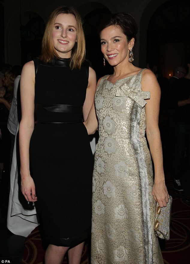 Downton: Anna posed with her co-star Laura Carmichael who is known for her role in Downton Abbey 