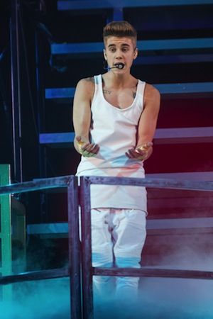 Justin Bieber and Carly Rae Jepsen in Concert at Pavilhao Atlantico in Lisbon - March 11, 2013