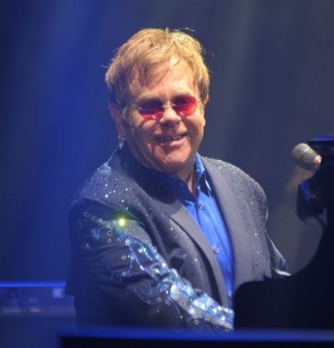 Elton John performs at the Bestival