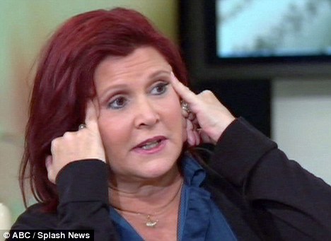 Shocking: Star Wars actress Carrie Fisher explained to Oprah Winfrey on her chat show last night just how she has electroshock therapy for her depression 