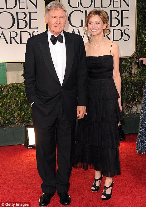 Star Wars revisited? Harrison Ford and wife Calista Flockhart at the Golden Globes in January