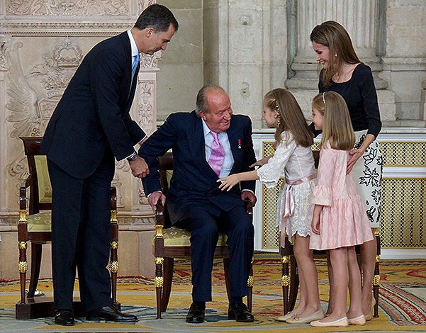 King Juan Carlos Signs The Official Abdication Papers