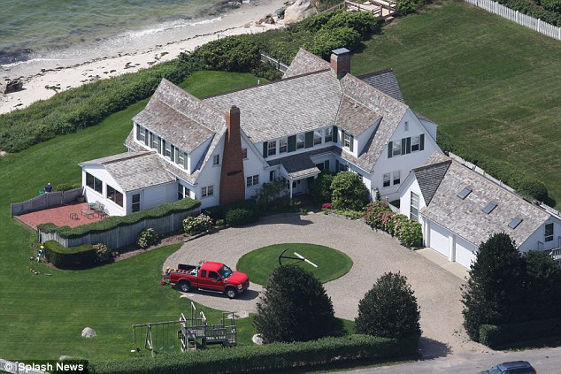 Cape Cod: Taylor recently recently snapped up a luxurious £3 million mansion in Cape Cod, Massachusetts, literally minutes away from Conor Kennedy's sprawling family estate