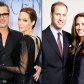 Анджелина Джоли и Брэд Питт провели вечер с королевской семьей