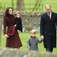 Фото дня: Кейт Миддлтон и принц Уильям на рождественской службе с детьми