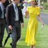 Кейт Миддлтон в желтом платье и шляпке появилась на скачках Royal Ascot