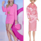 Марго Робби в культовом костюме куклы Барби на пресс-конференции Южной Корее